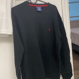 Black Polo Ralph Lauren Thermal Sweater